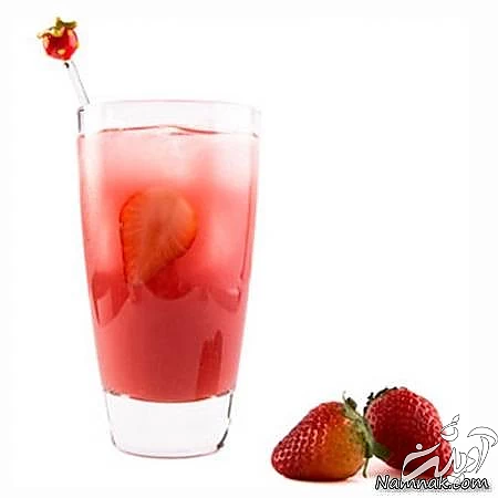 طرز تهیه لیموناد توت فرنگی